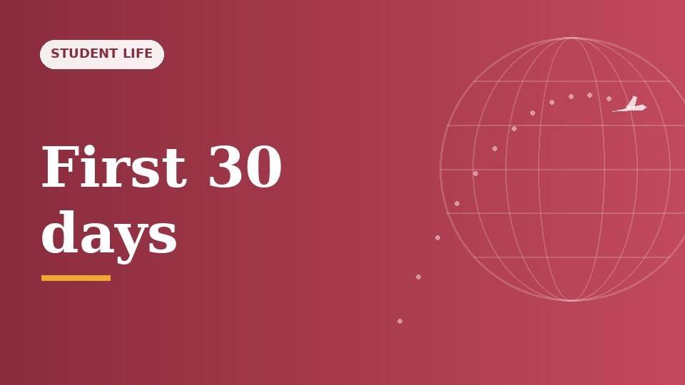 First 30 Days Abroad: A Checklist for New Students